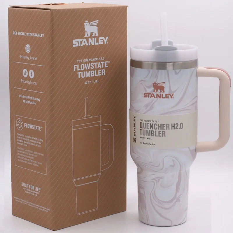 Stanley QUENCHER H2.0 Tumbler  30 OZ/40 OZ with Handle and Straw Lids